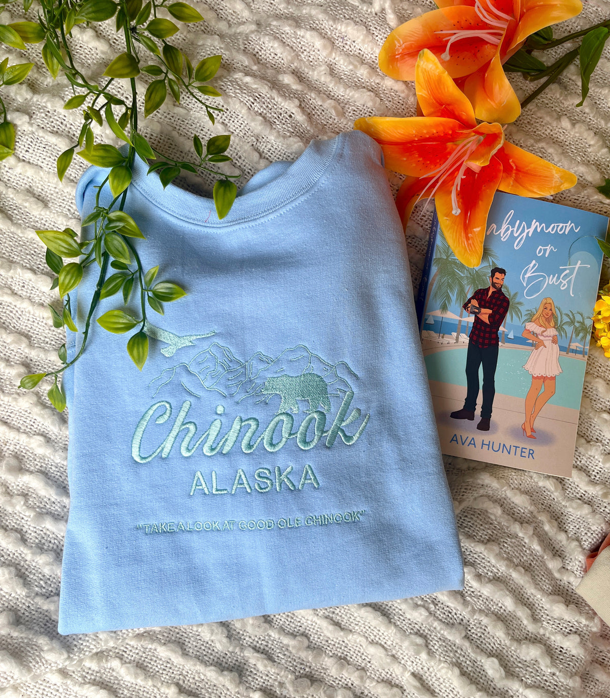 Chinook Babymoon Or Bust Merch- Ava Hunter