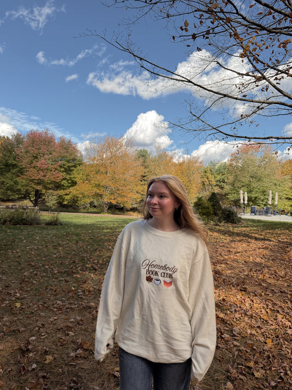 Homebody Corded Crewneck- Page Street Collab