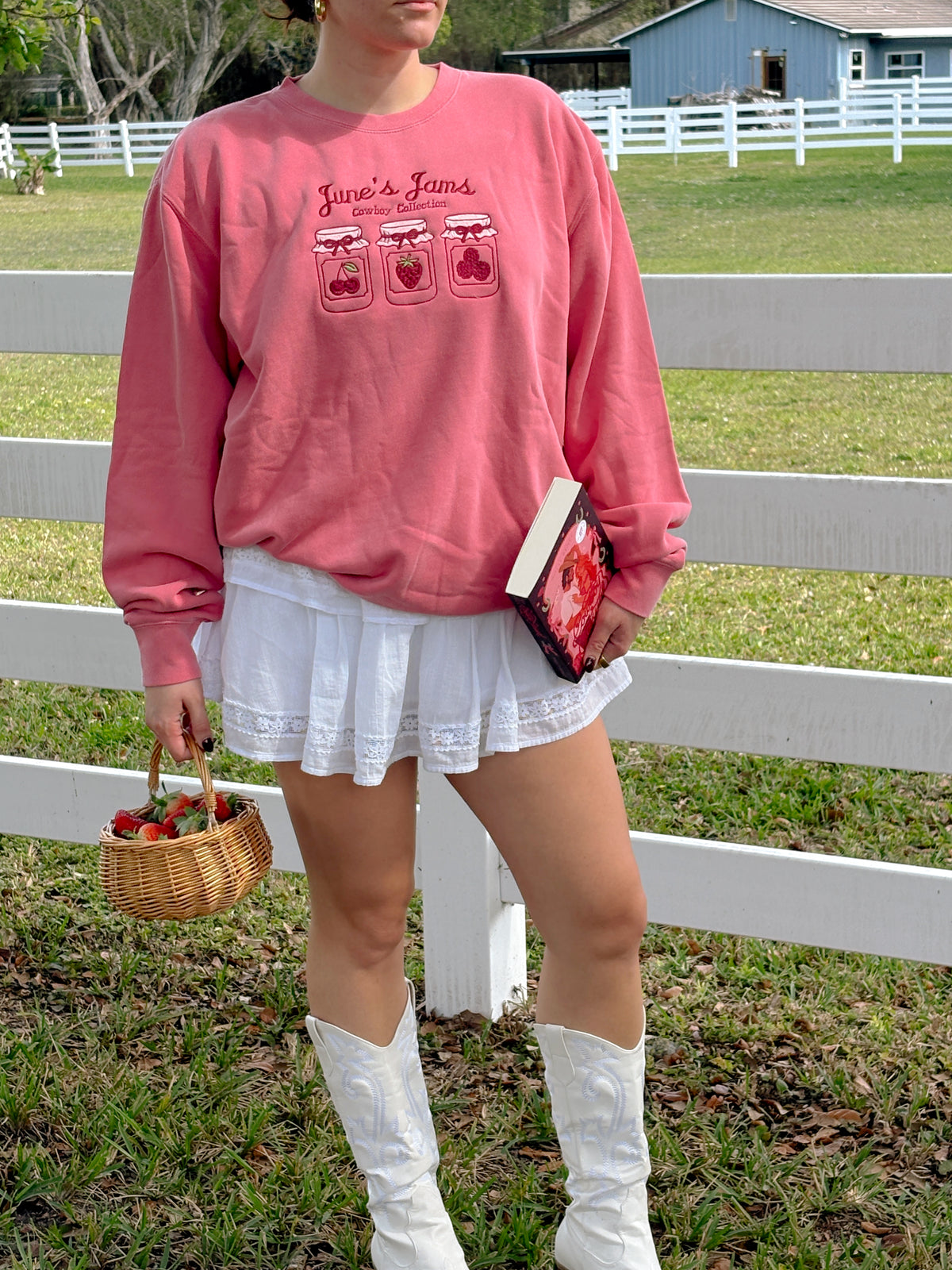 June's Jams Sweatshirt- Cowboy Casual