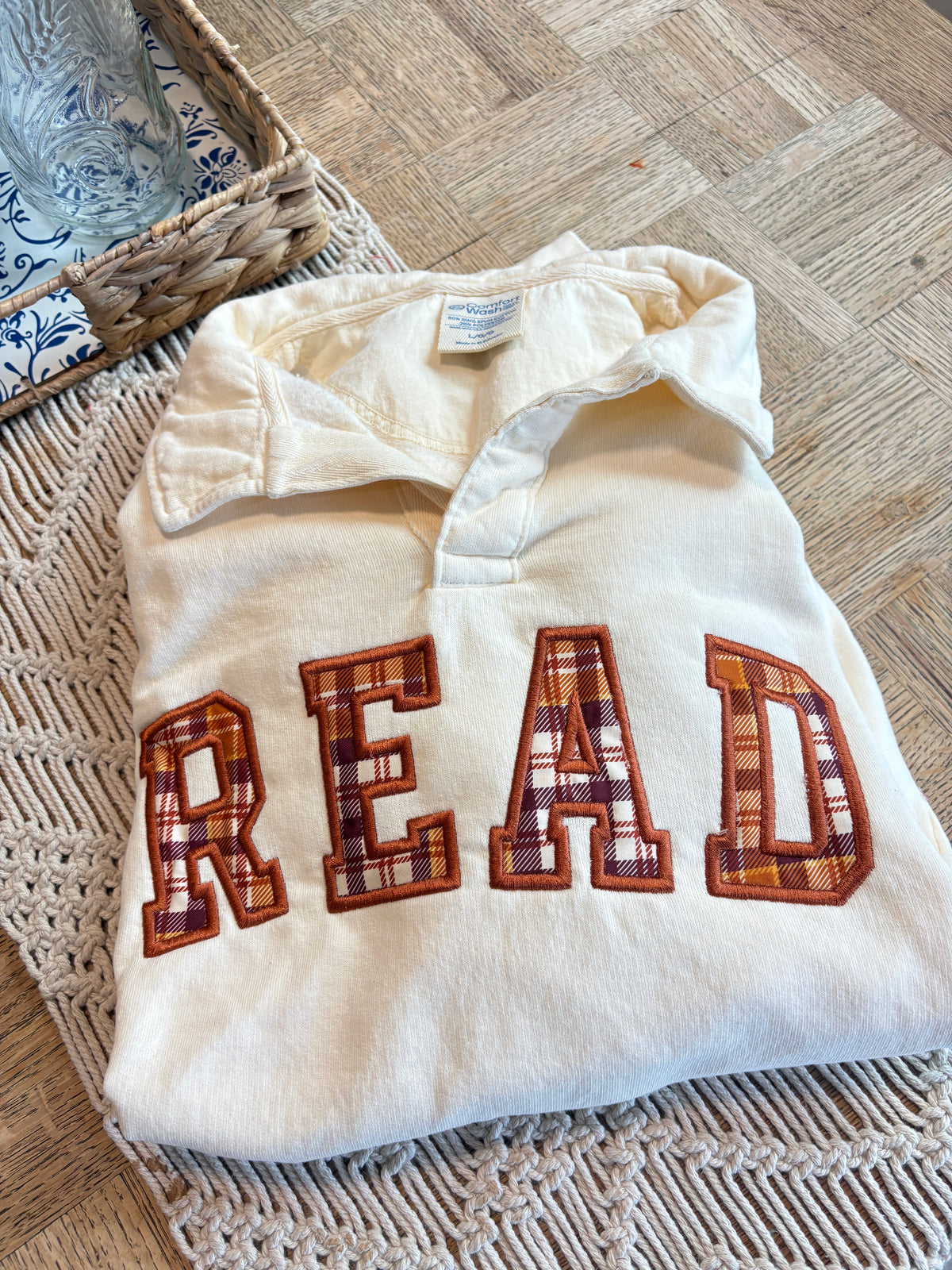 READ Collared Crewneck
