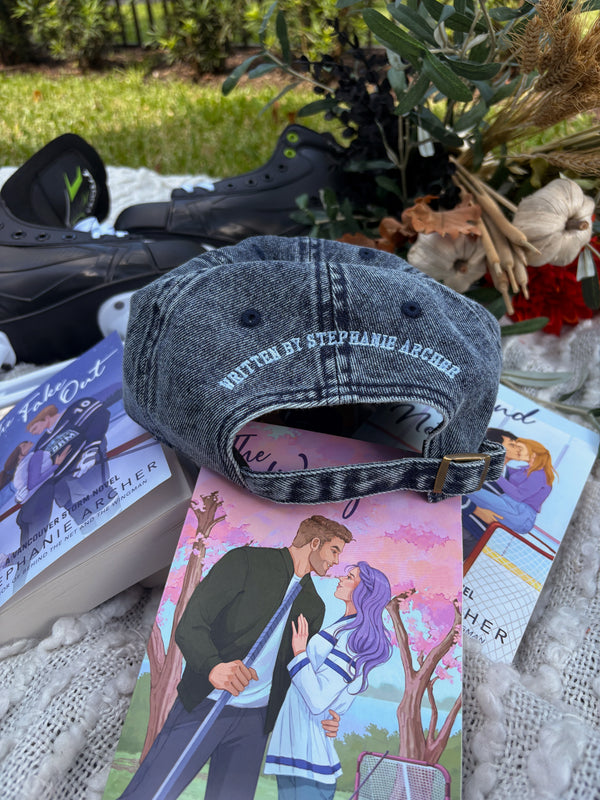 Busy Reading Hockey Romance Hat- Stephanie Archer Official Merch
