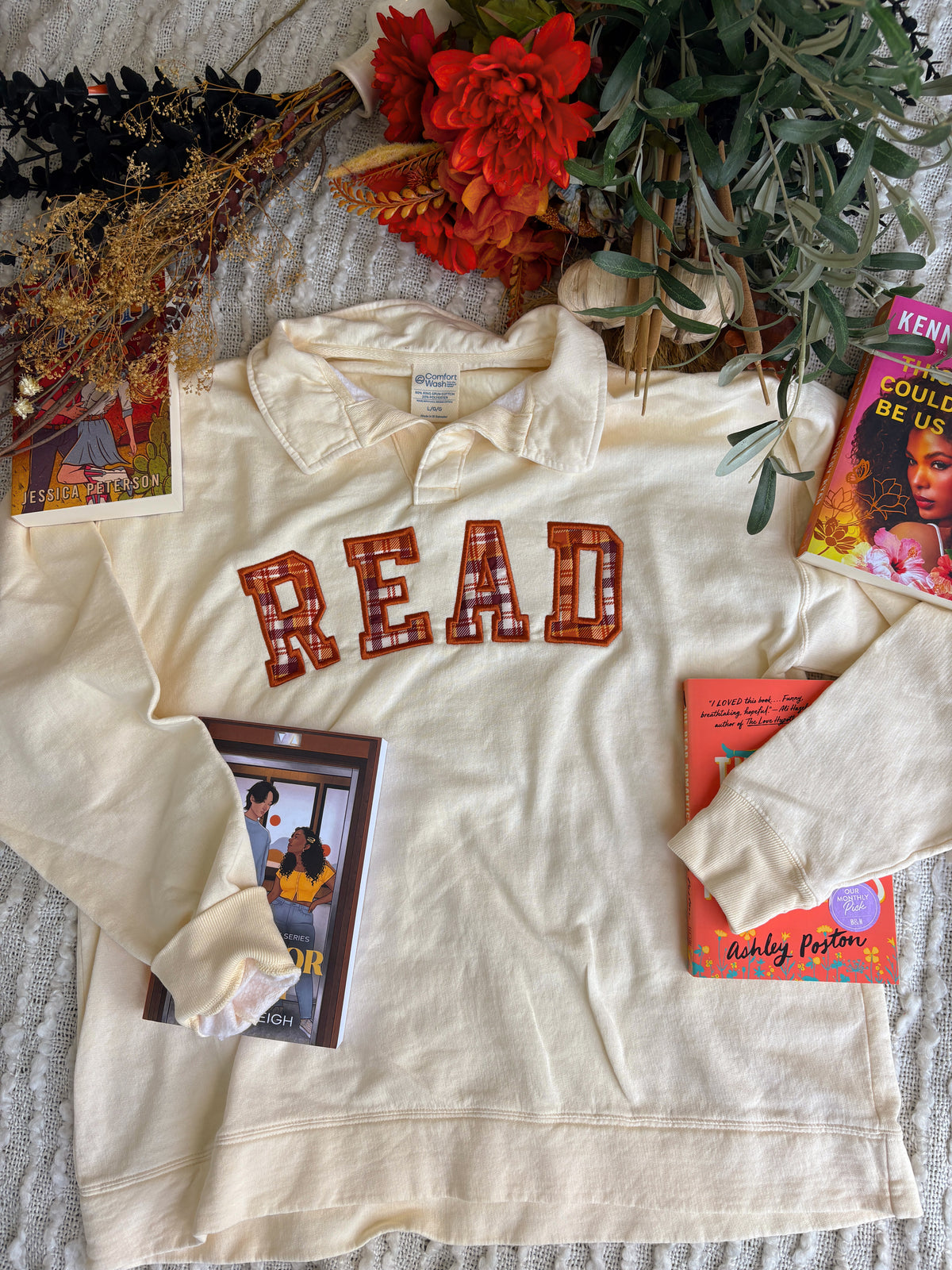 READ Collared Crewneck
