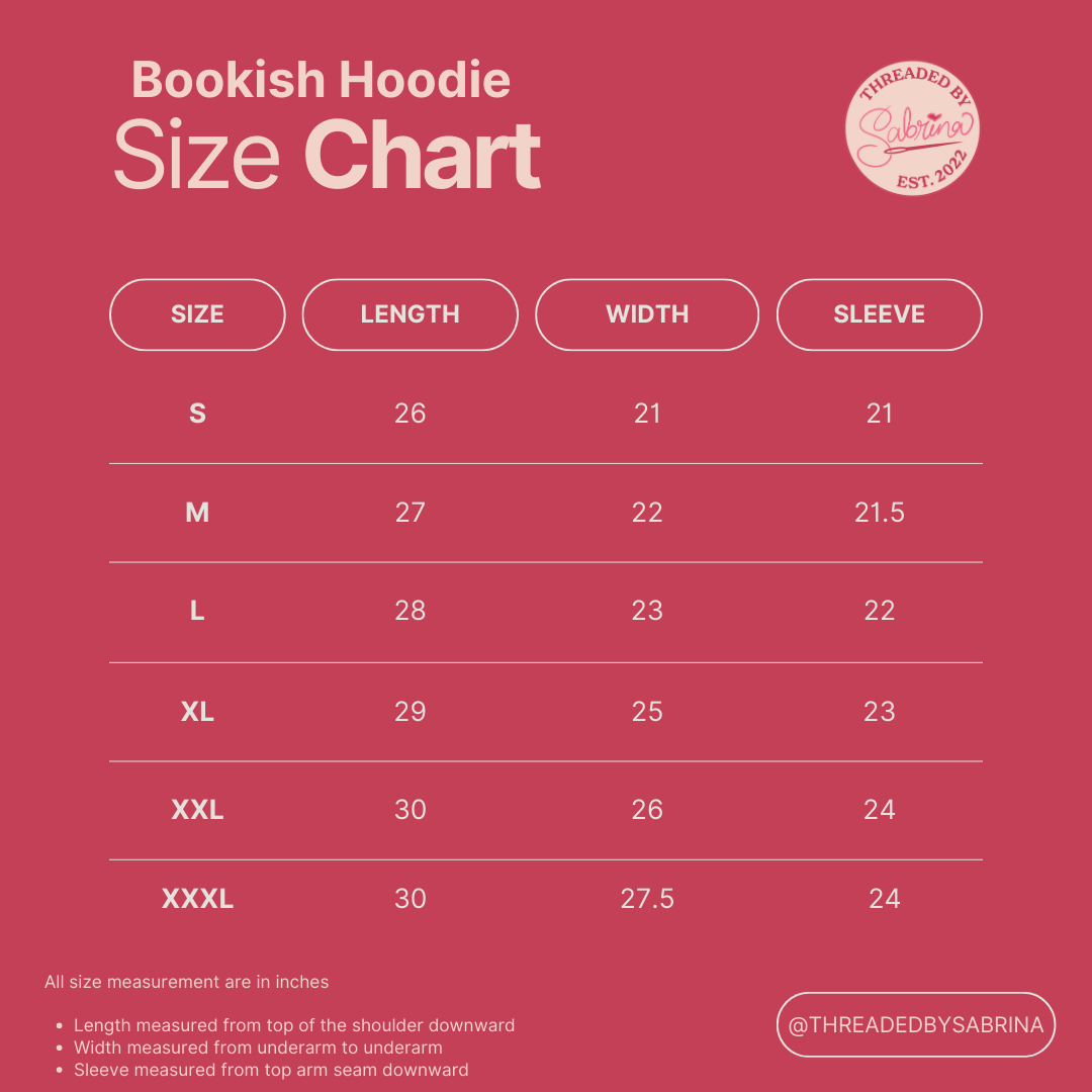 PREORDER- Bookish Heart Hoodie