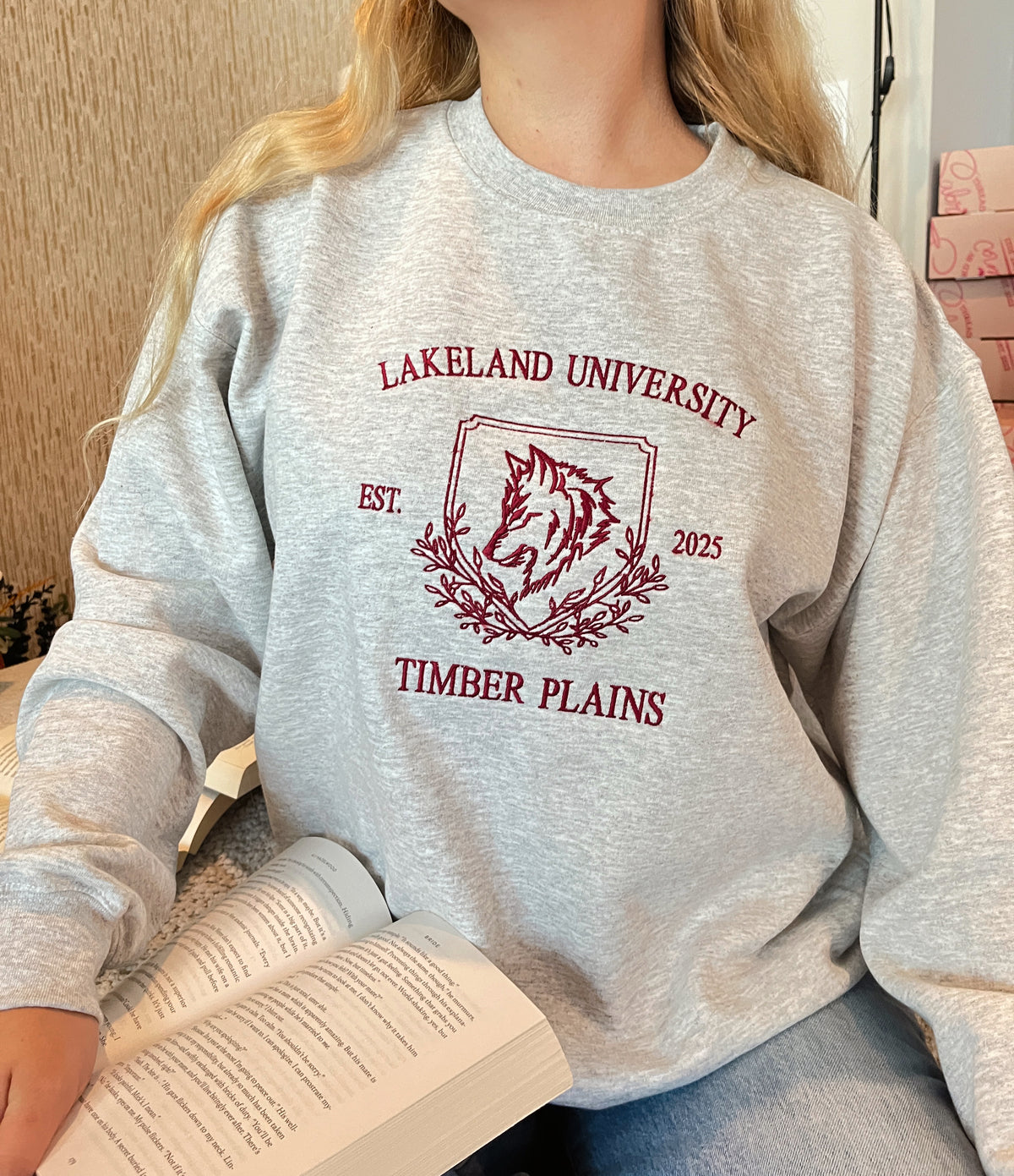 Lakeland University Sweatshirt- Blood Moon