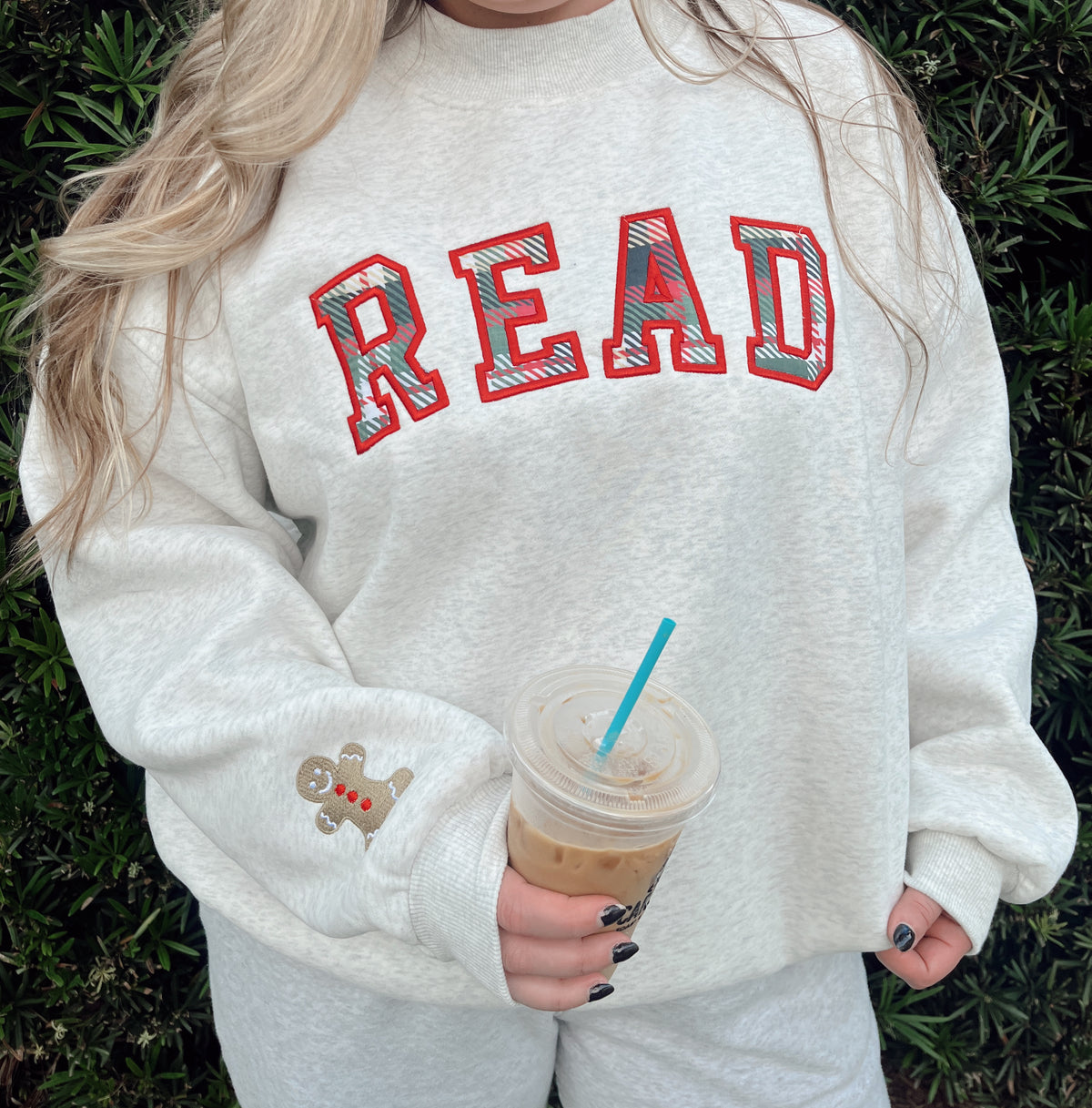 Christmas READ Mockneck Sweatshirt