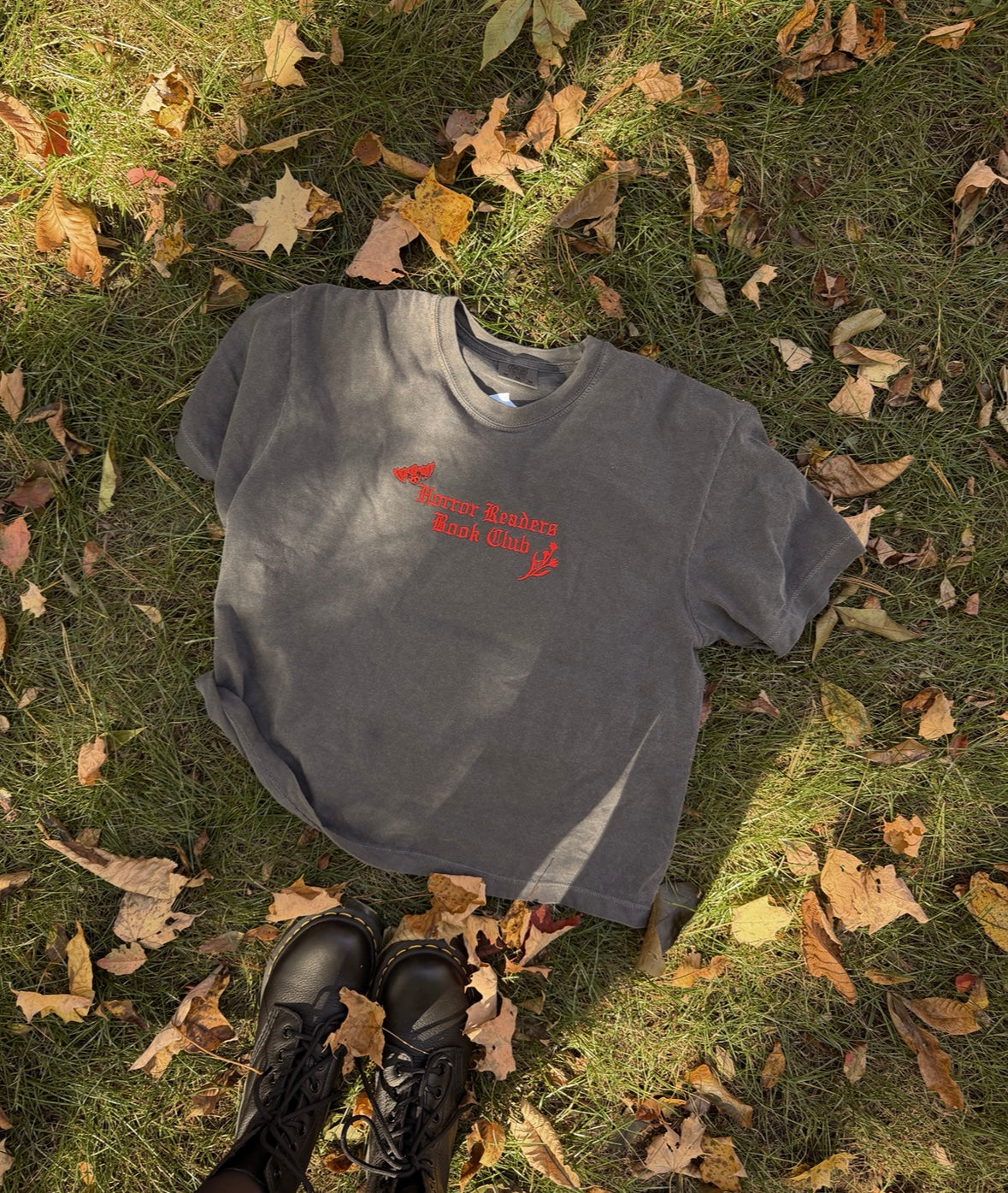 Horror Reader Cropped Tee- Page Street Collab