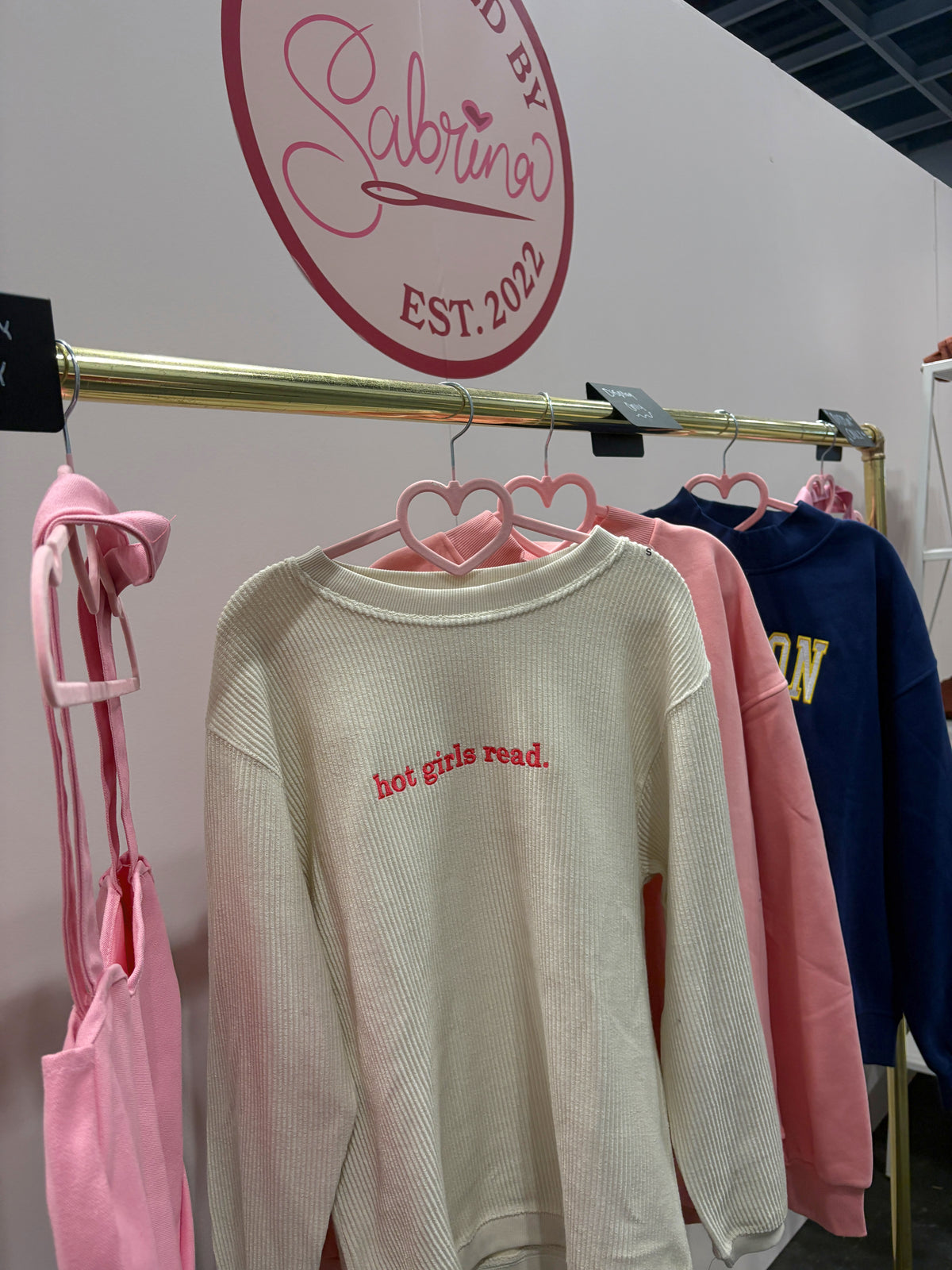 Hot Girls Read- Corduroy Crewneck