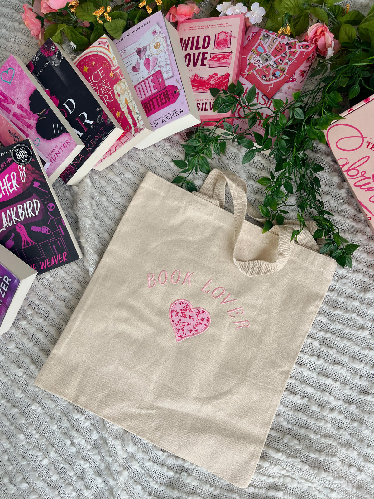 Book Lover Tote Bag